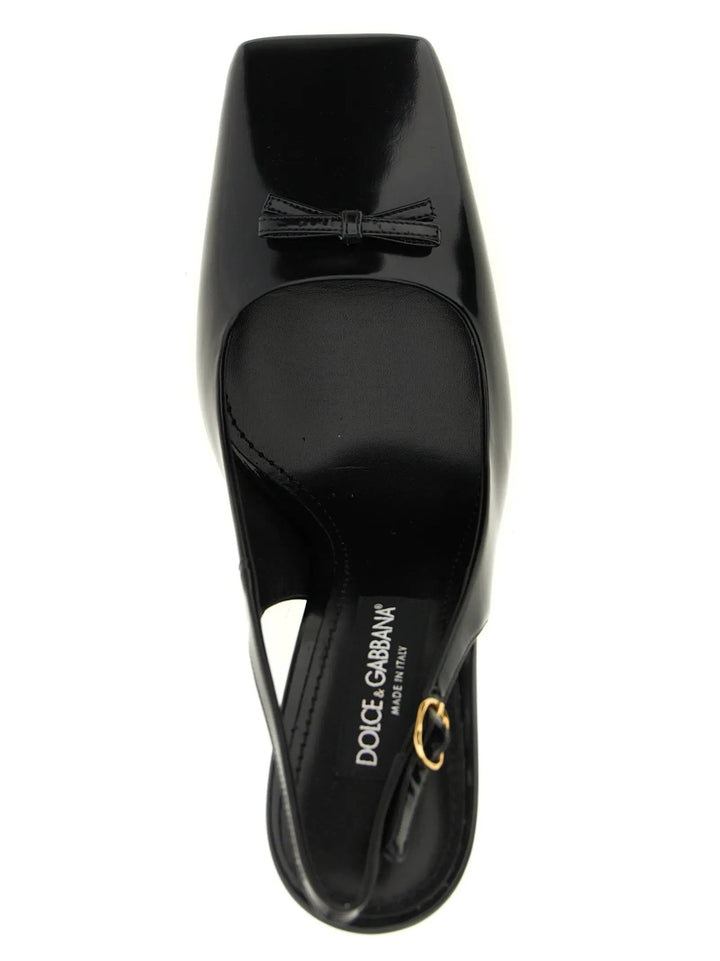 Dolce &amp; Gabbana Sample Sale | Dolce &amp; Gabbana Black Calfskin High Heel Pumps - | Designer outlet