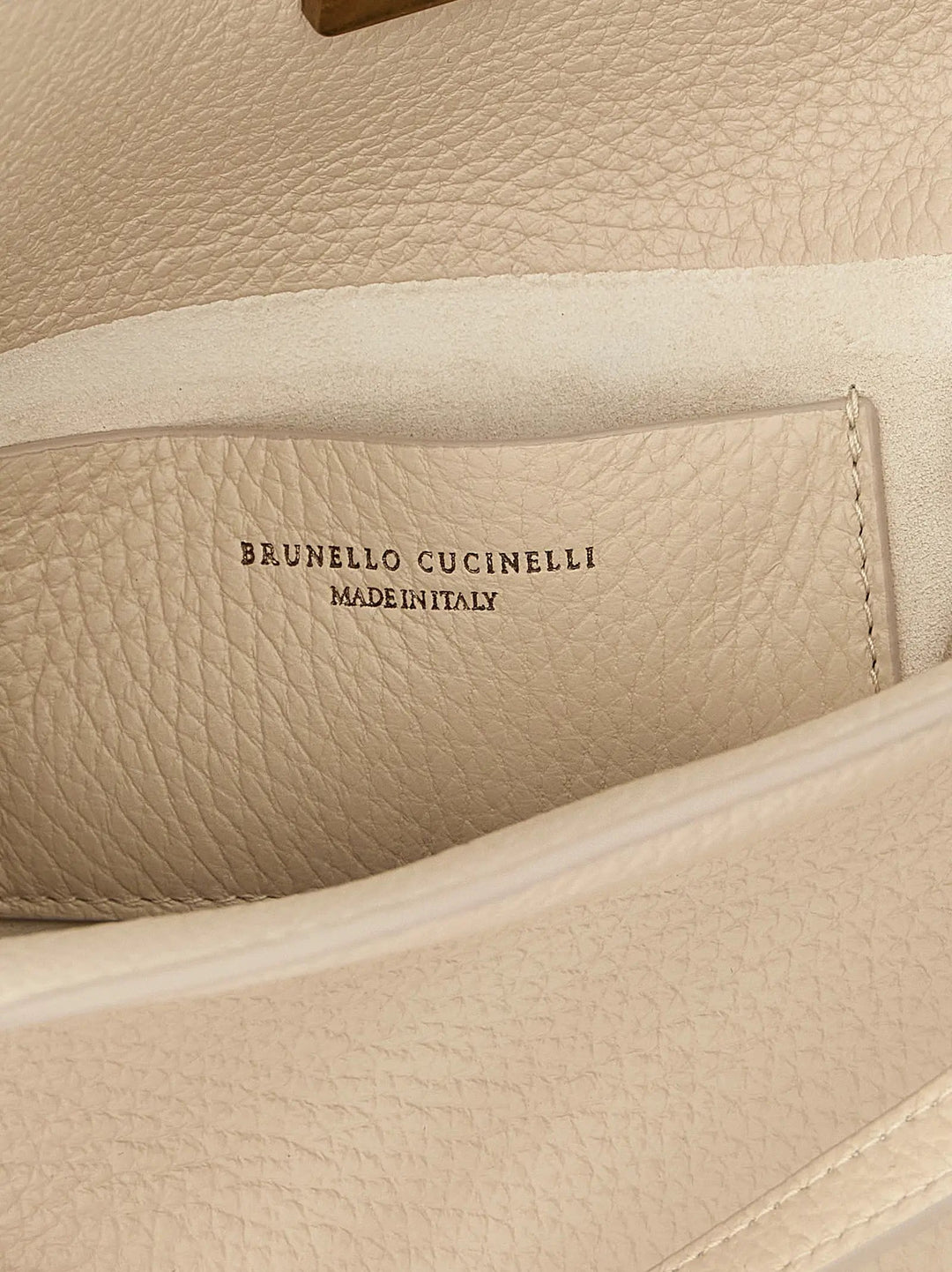 Brunello Cucinelli Sample Sale | Brunello Cucinelli Beige Nubuc Leather Handbag - | Designer outlet