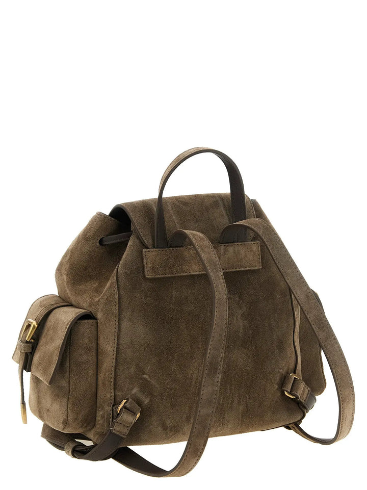 Brunello Cucinelli Sample Sale | Brunello Cucinelli Brown Calfskin Backpack - | Designer outlet