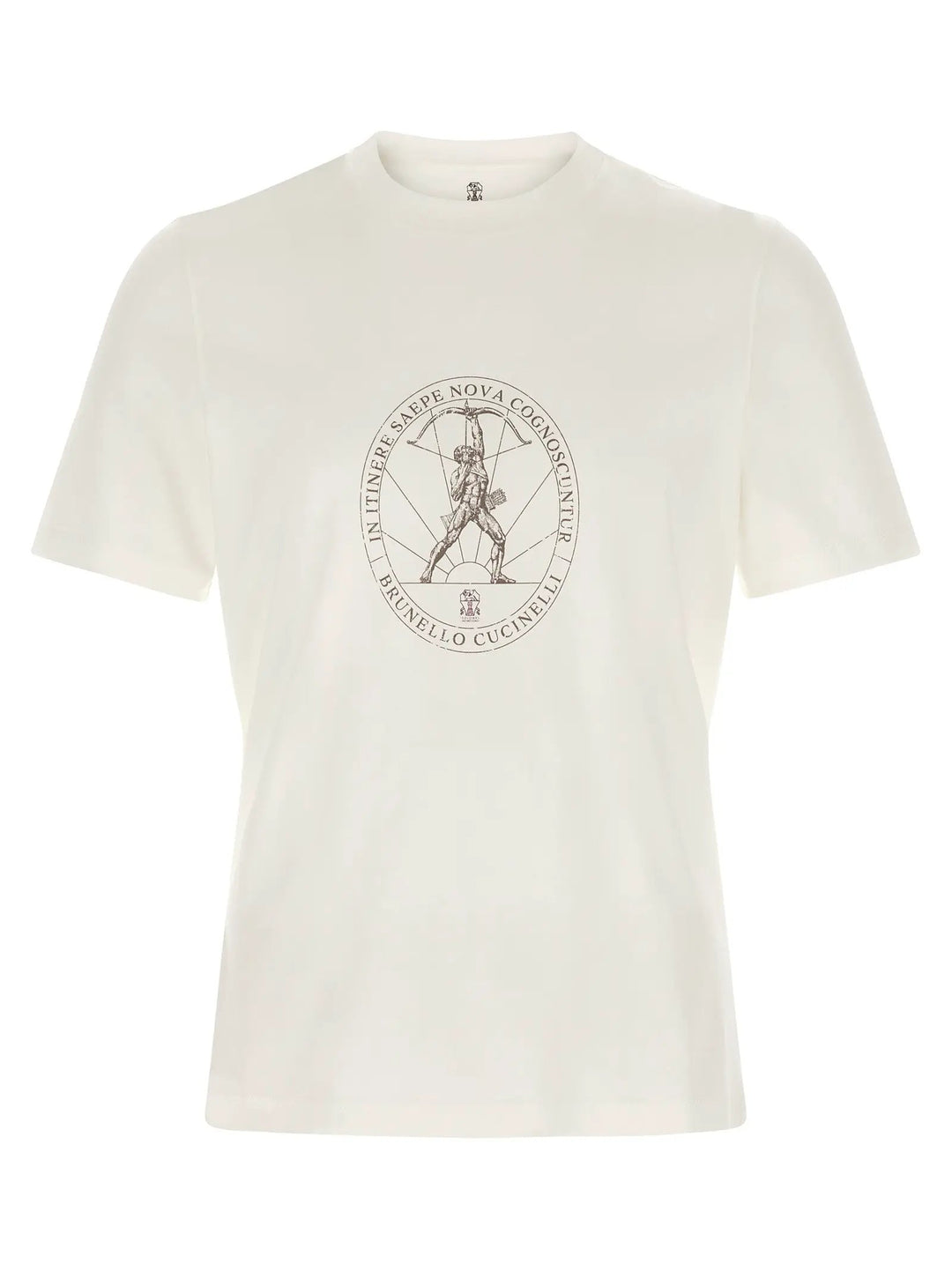 Brunello Cucinelli Sample Sale | Brunello Cucinelli White Cotton T-Shirt - | Designer outlet