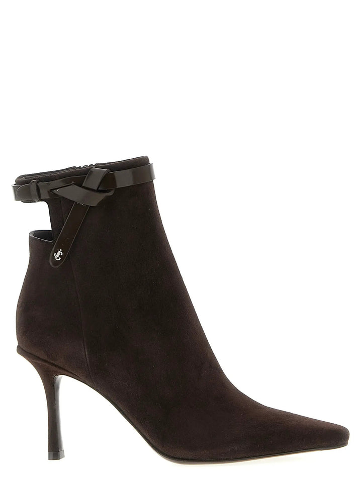 Jimmy Choo Sample Sale | Jimmy Choo Brown Leather Ankle Boots - | Designer outlet