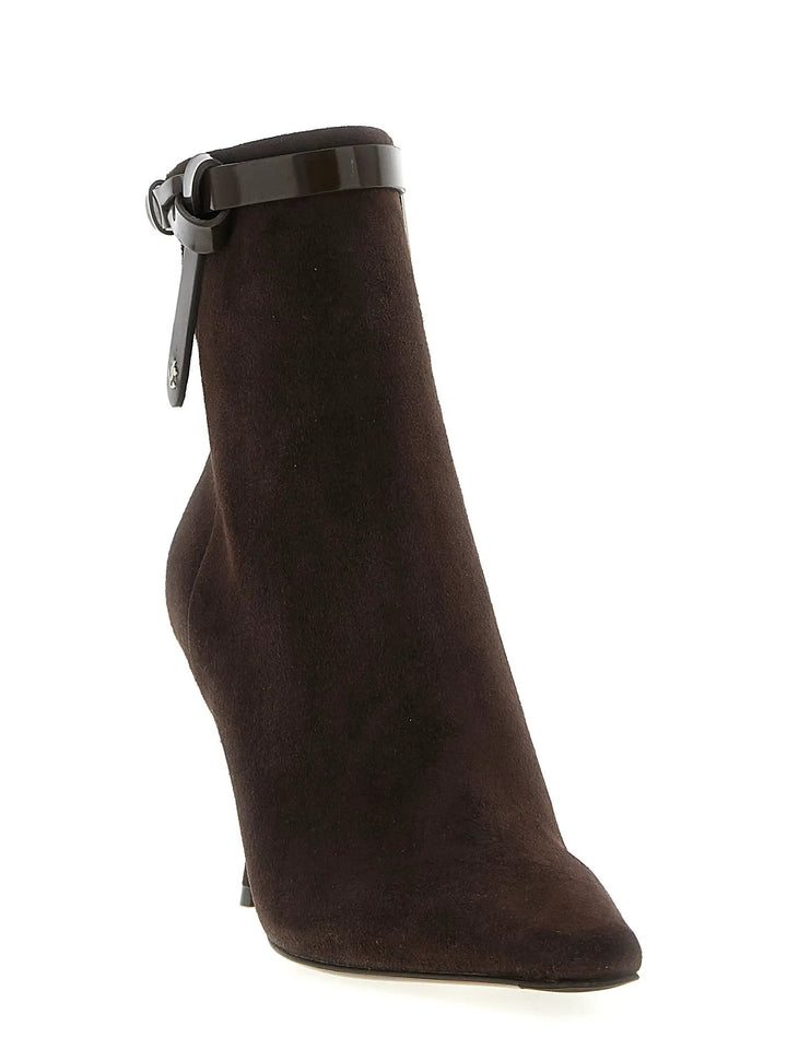 Jimmy Choo Sample Sale | Jimmy Choo Brown Leather Ankle Boots - | Designer outlet