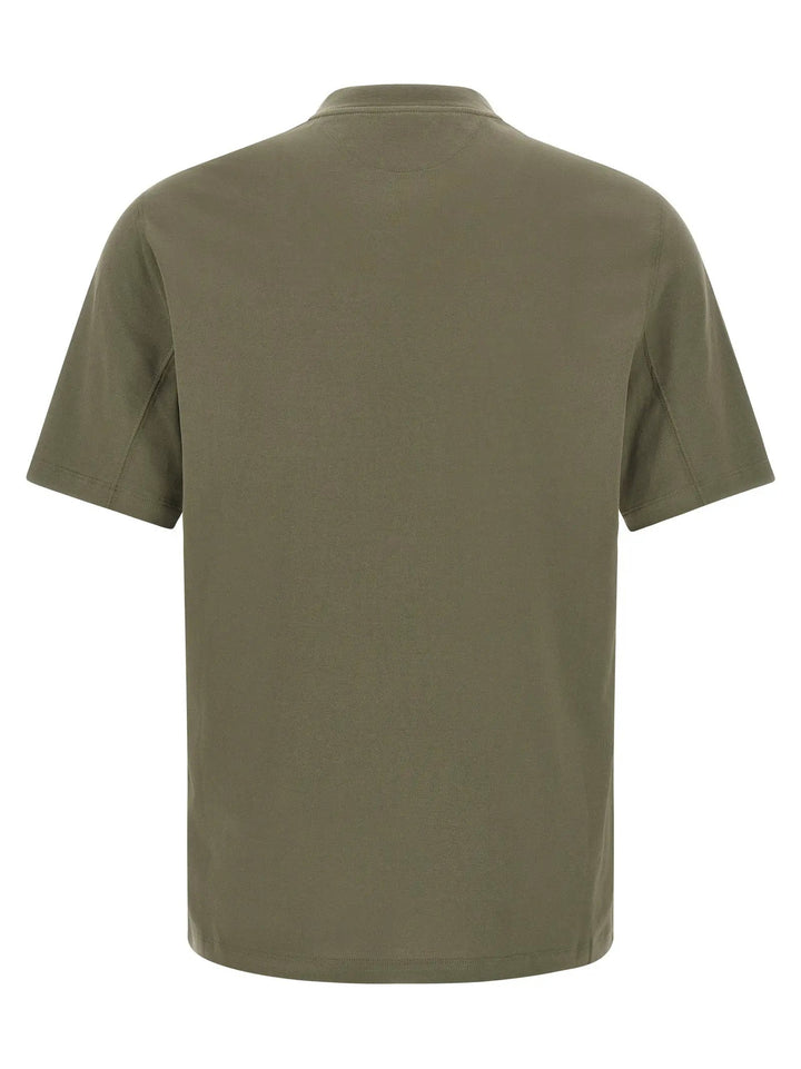 Brunello Cucinelli Sample Sale | Brunello Cucinelli Bicolor Cotton T-Shirt - | Designer outlet