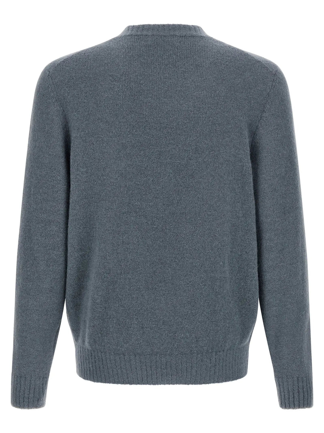 Brunello Cucinelli Sample Sale | Brunello Cucinelli Blue Alpaca Leather Cardigan - | Designer outlet