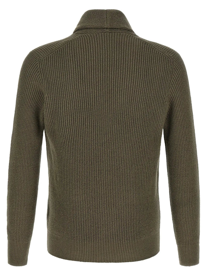 Brunello Cucinelli Sample Sale | Brunello Cucinelli Bicolor Cotton Cardigan - | Designer outlet
