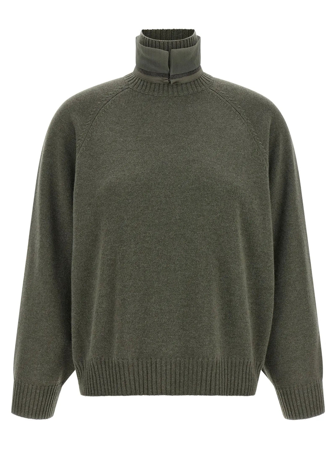 Brunello Cucinelli Sample Sale | Brunello Cucinelli Bicolor Cashmere Cardigan - | Designer outlet