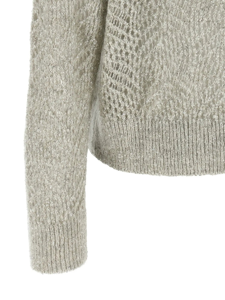 Brunello Cucinelli Sample Sale | Brunello Cucinelli Gray Polyamide Cardigan - | Designer outlet