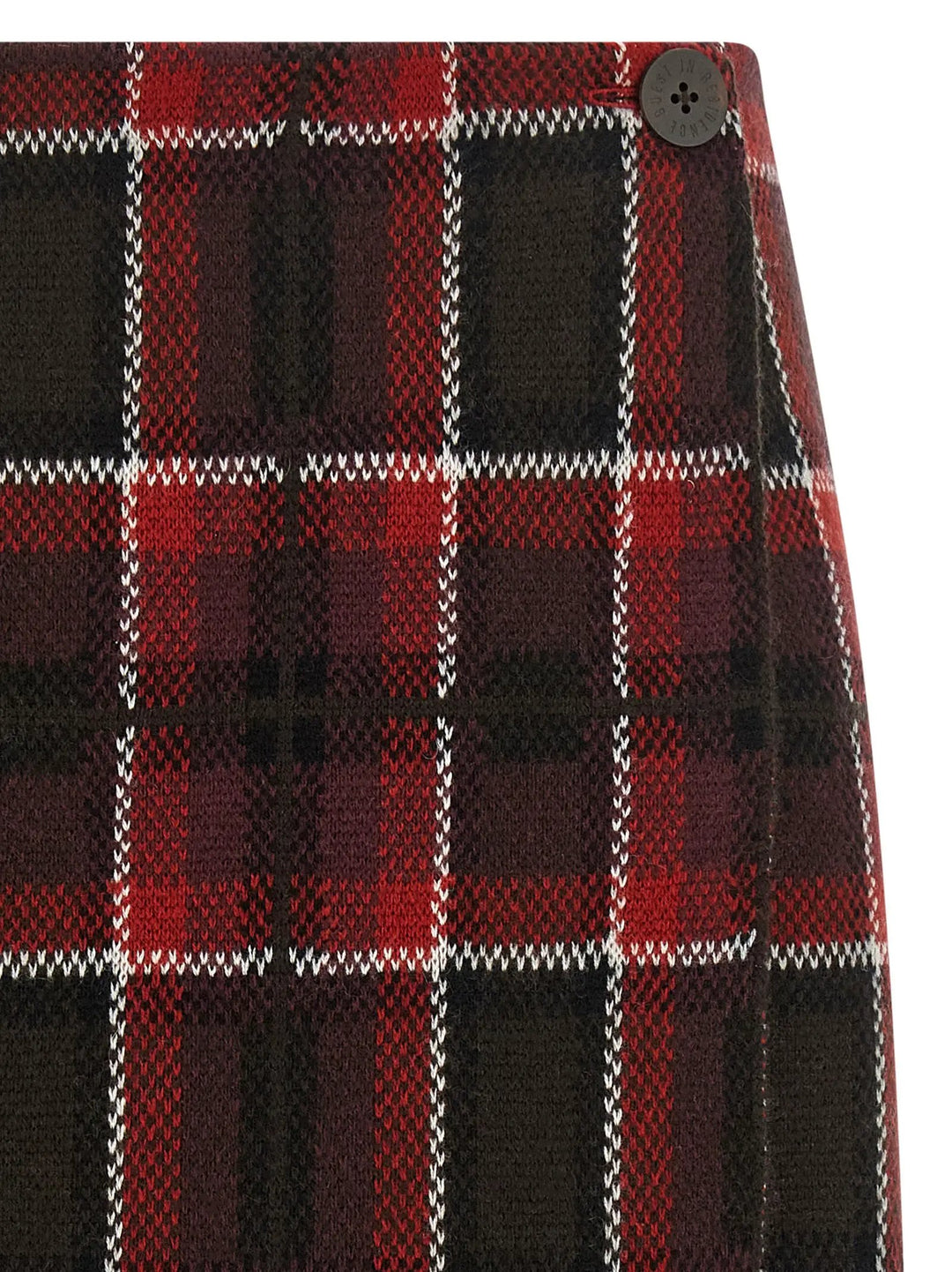 Guest in Residence Sample Sale | Guest in Residence Red Wool Long Skirt - | Designer outlet