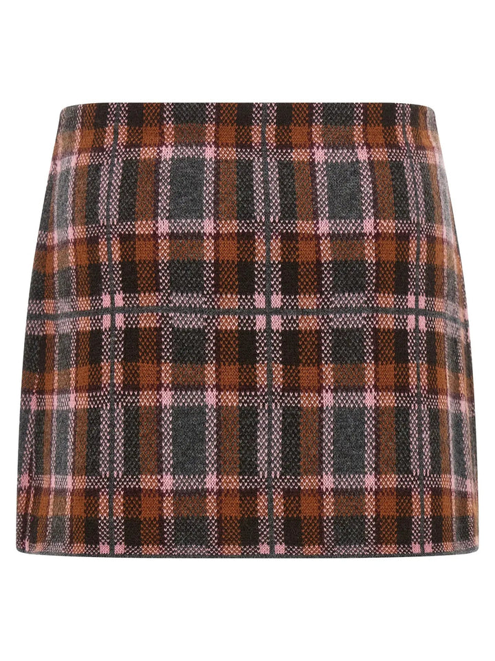 Guest in Residence Sample Sale | Guest in Residence Brown Wool Long Skirt - | Designer outlet