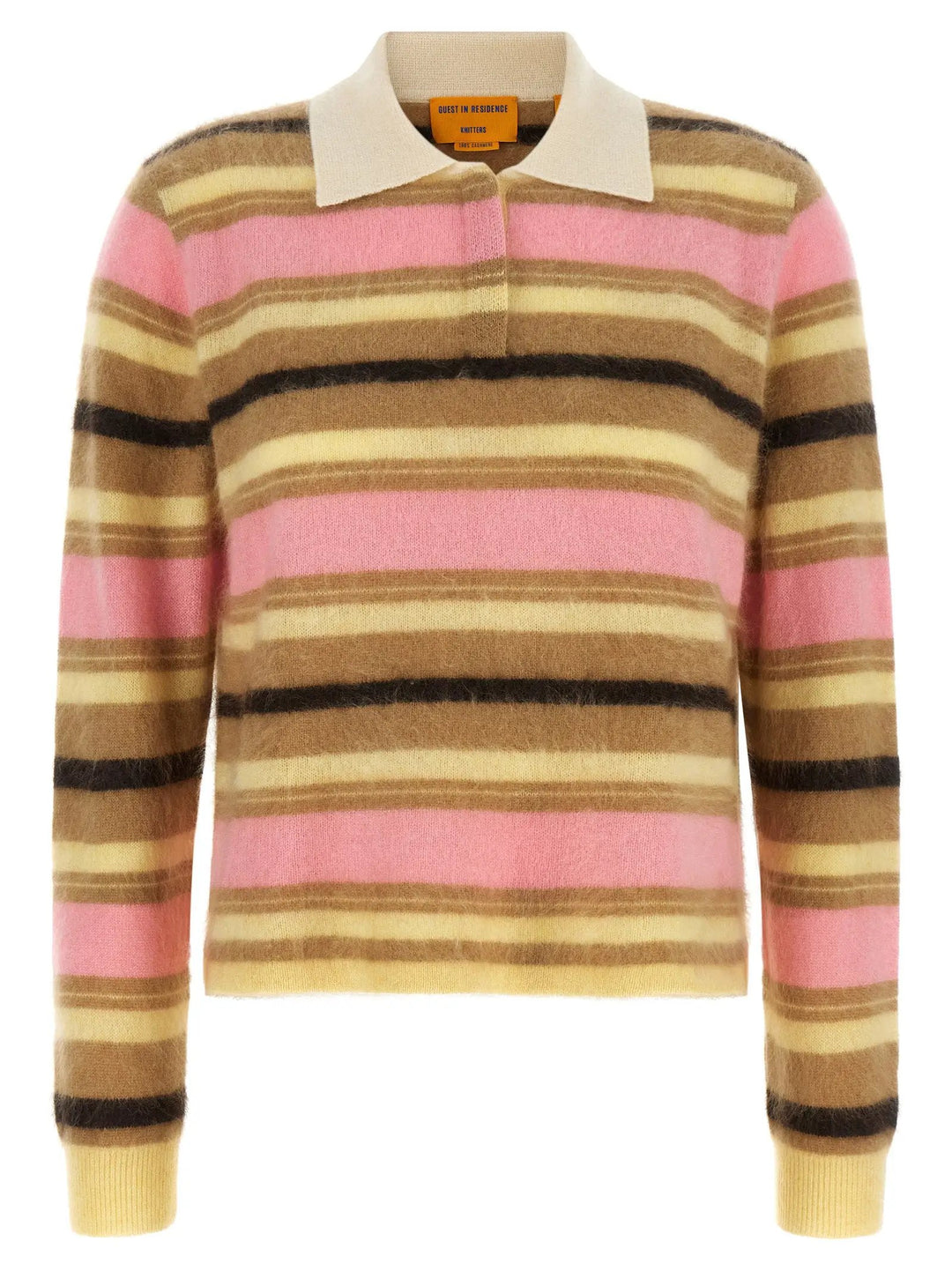 Guest in Residence Sample Sale | Guest in Residence Multicolor Cashmere Polo Shirt - | Designer outlet