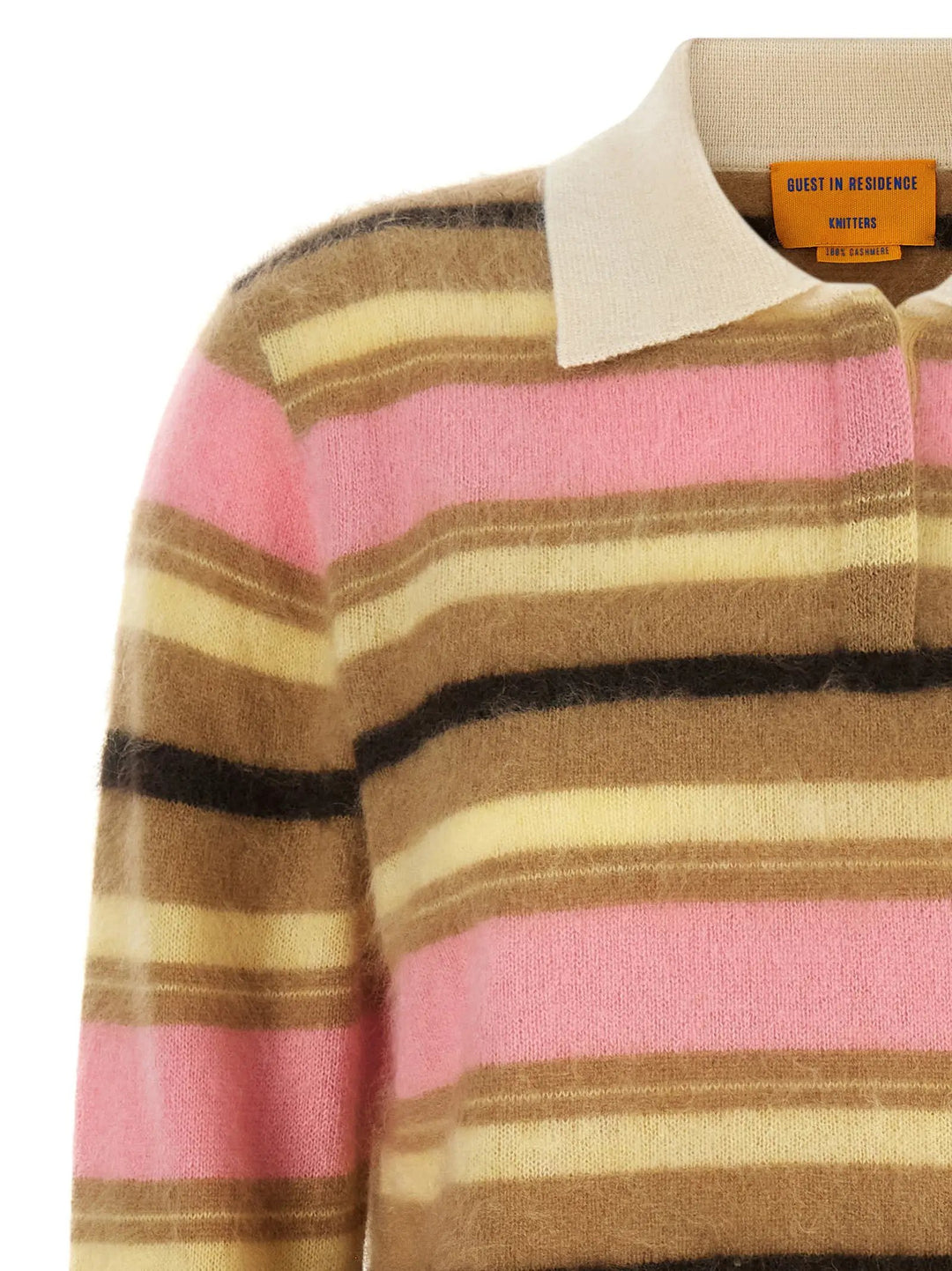 Guest in Residence Sample Sale | Guest in Residence Multicolor Cashmere Polo Shirt - | Designer outlet