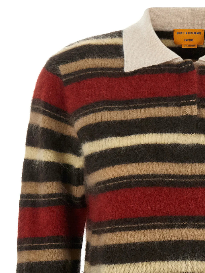 Guest in Residence Sample Sale | Guest in Residence Multicolor Cashmere Polo Shirt - | Designer outlet