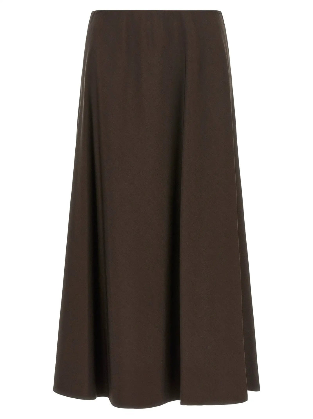 Brunello Cucinelli Sample Sale | Brunello Cucinelli Brown Virgin Wool Midi Skirt - | Designer outlet