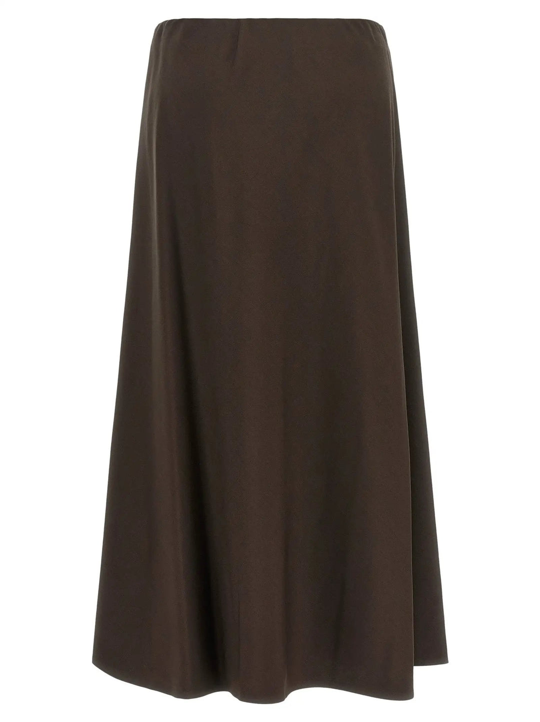 Brunello Cucinelli Sample Sale | Brunello Cucinelli Brown Virgin Wool Midi Skirt - | Designer outlet