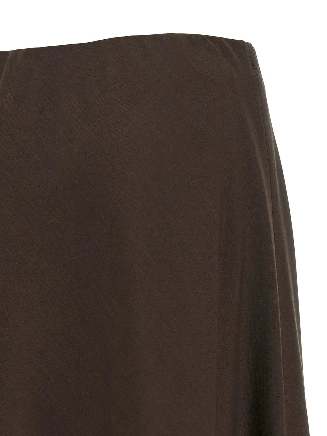 Brunello Cucinelli Sample Sale | Brunello Cucinelli Brown Virgin Wool Midi Skirt - | Designer outlet