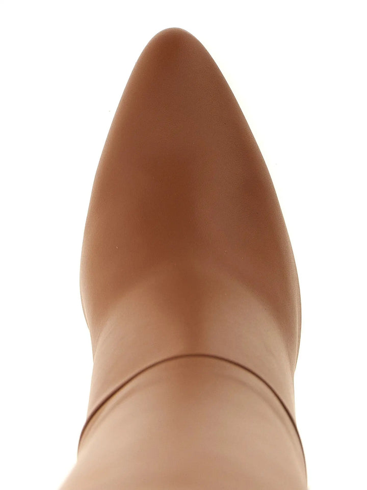 Valentino Garavani Sample Sale | Valentino Garavani Brown Calfskin Over The Knee - | Designer outlet