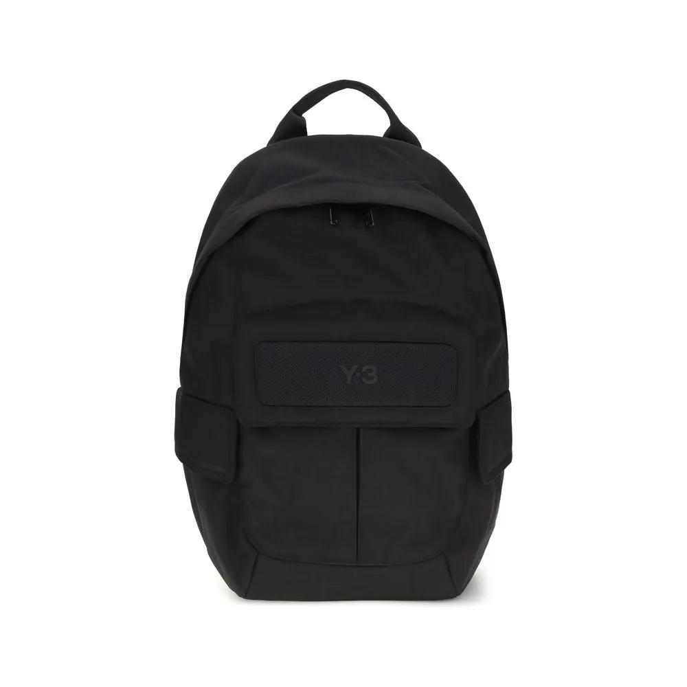 Y-3 Sample Sale | Y-3 Black Polyamide Backpack - | Designer outlet