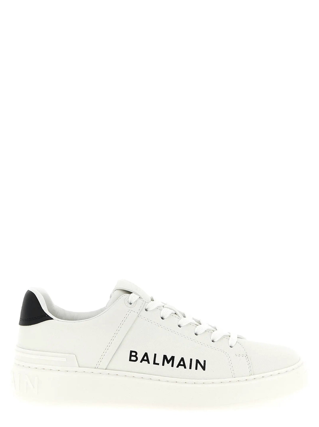 Balmain Sample Sale | Balmain Bicolor Calfskin Low Top Sneakers - | Designer outlet