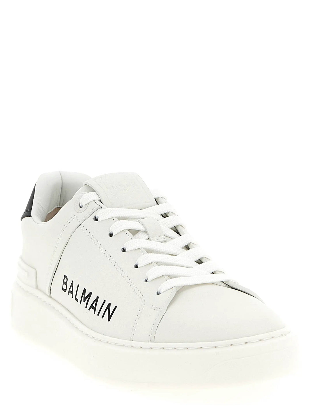 Balmain Sample Sale | Balmain Bicolor Calfskin Low Top Sneakers - | Designer outlet