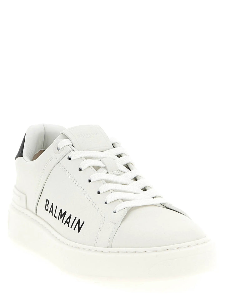 Balmain Sample Sale | Balmain Bicolor Calfskin Low Top Sneakers - | Designer outlet