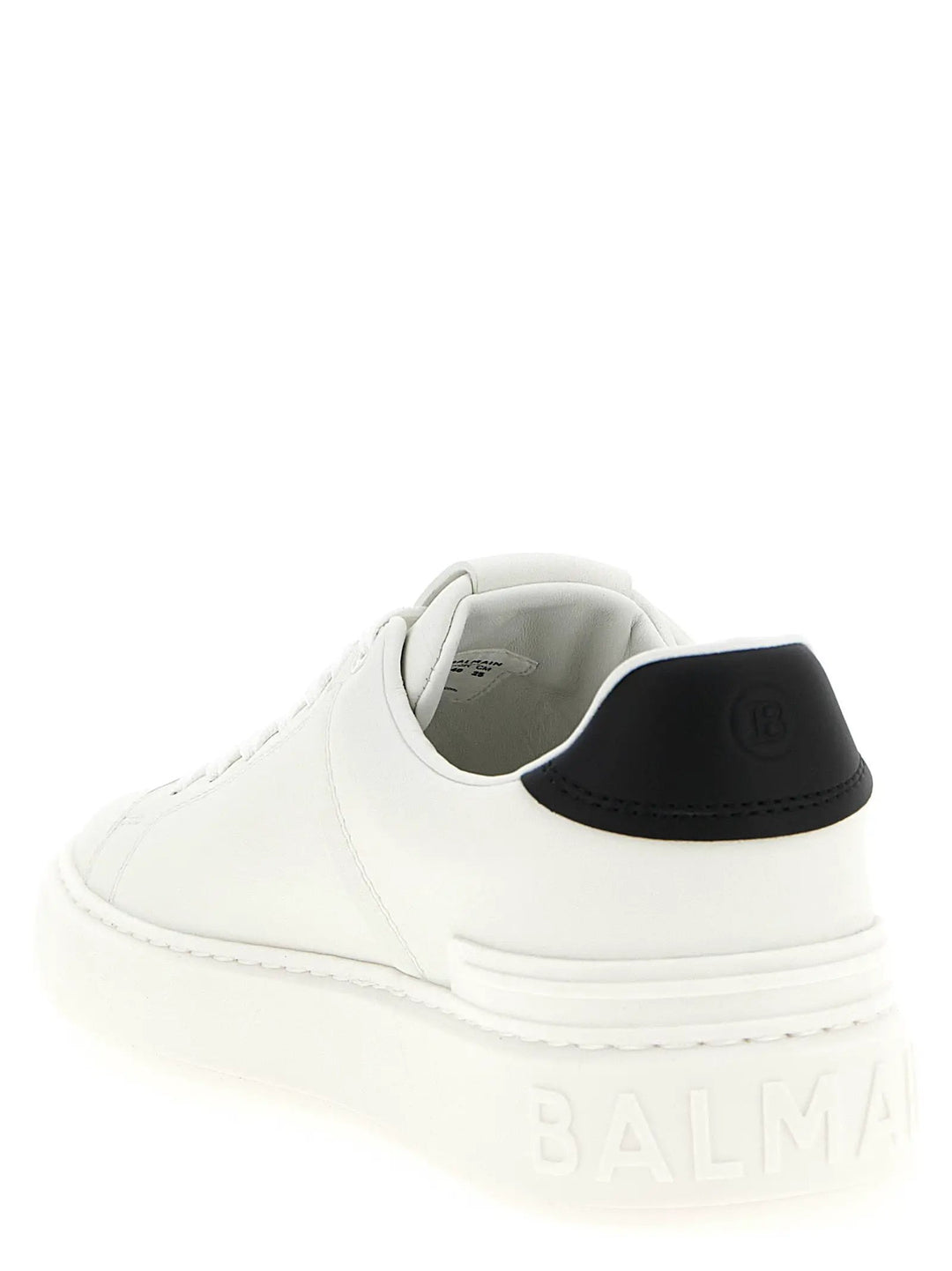 Balmain Sample Sale | Balmain Bicolor Calfskin Low Top Sneakers - | Designer outlet