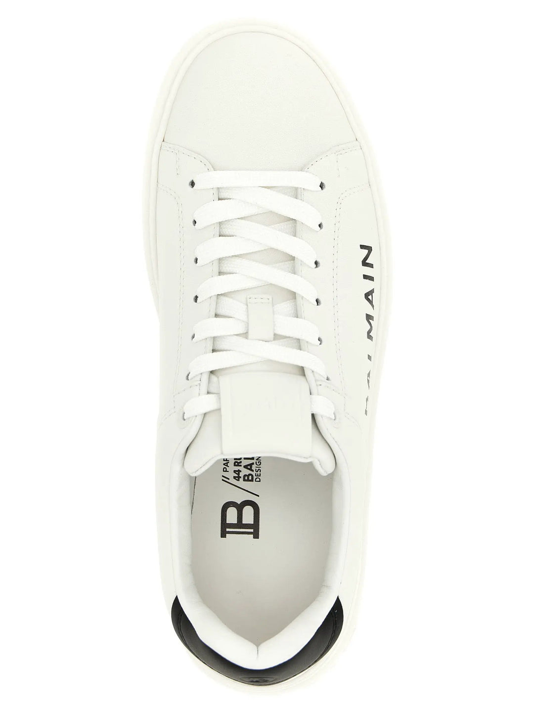 Balmain Sample Sale | Balmain Bicolor Calfskin Low Top Sneakers - | Designer outlet