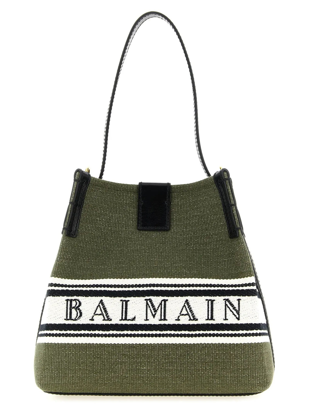 Balmain Sample Sale | Balmain Bicolor Cotton Handbag - | Designer outlet