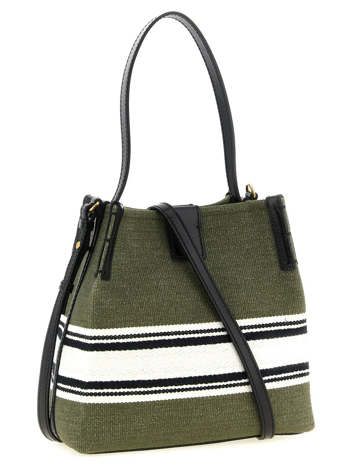 Balmain Sample Sale | Balmain Bicolor Cotton Handbag - | Designer outlet
