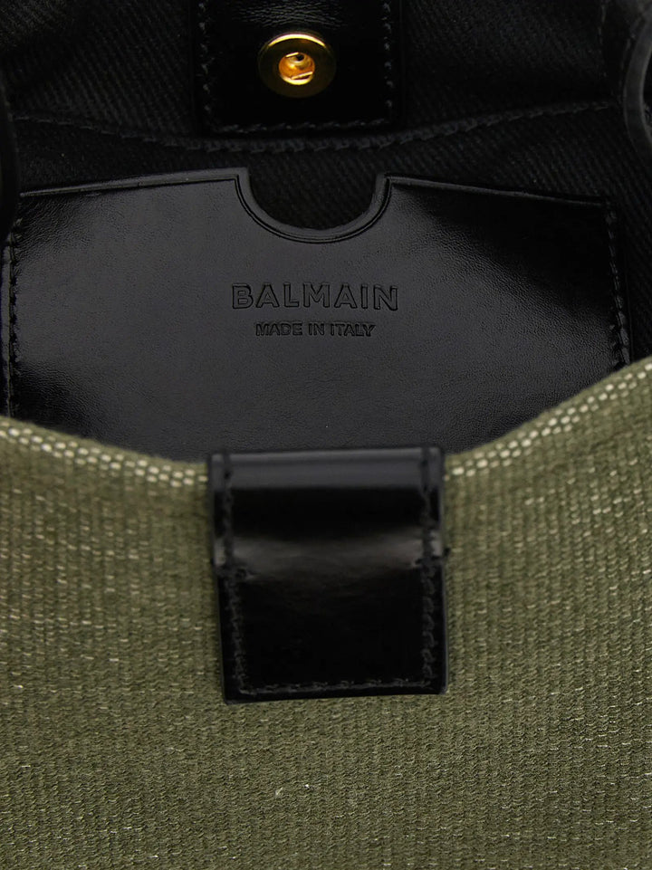 Balmain Sample Sale | Balmain Bicolor Cotton Handbag - | Designer outlet