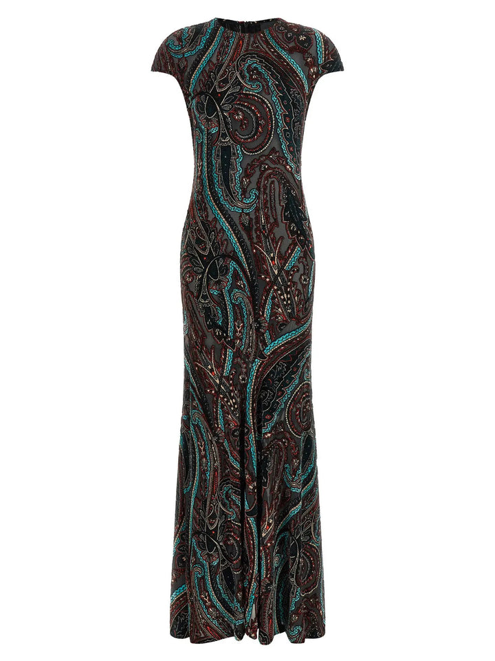 Etro Sample Sale | Etro Multicolor Viscose Long Dress - | Designer outlet