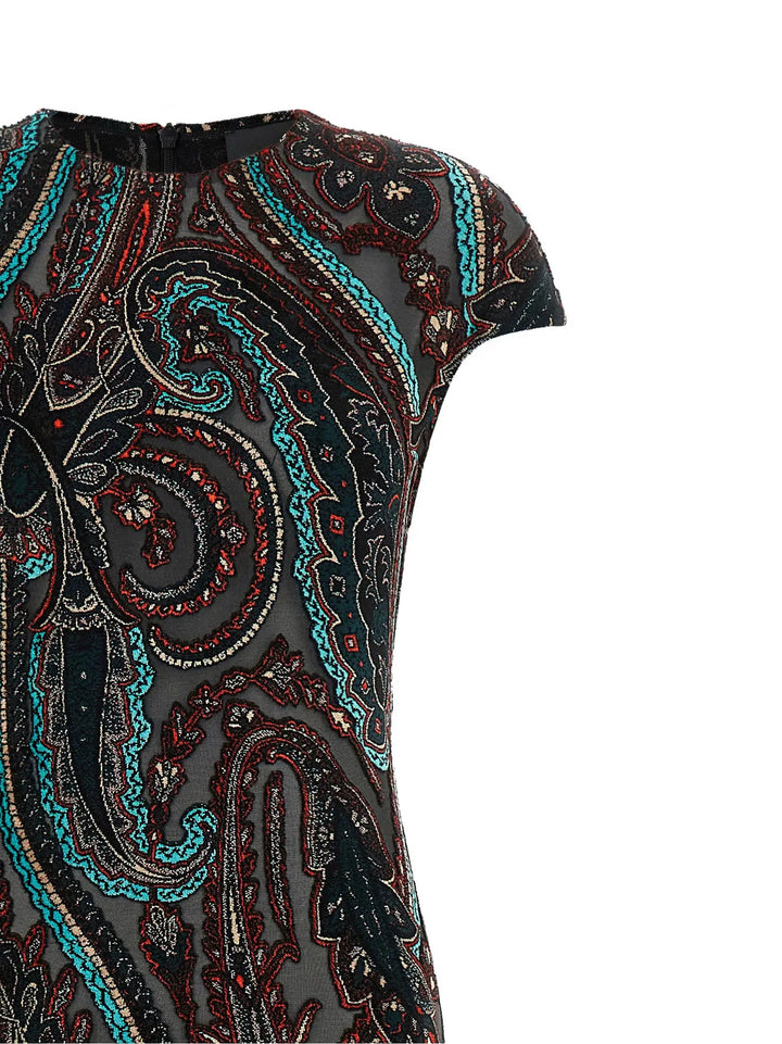 Etro Sample Sale | Etro Multicolor Viscose Long Dress - | Designer outlet