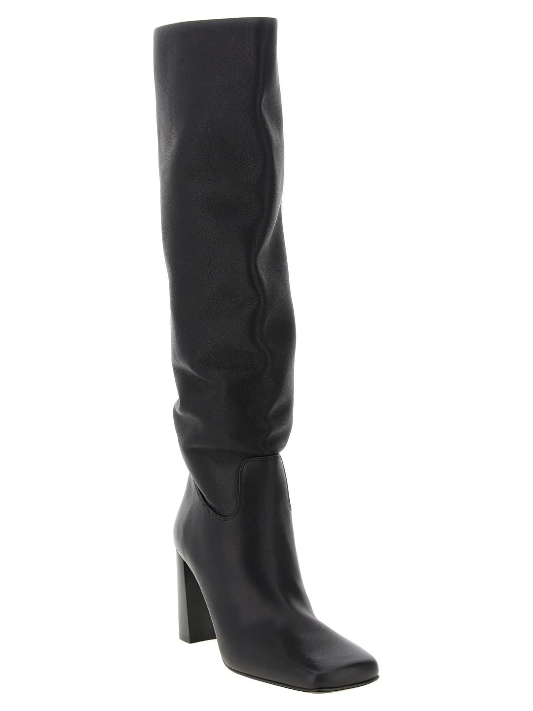 Khaite Sample Sale | Khaite Black Calfskin Over The Knee - | Designer outlet
