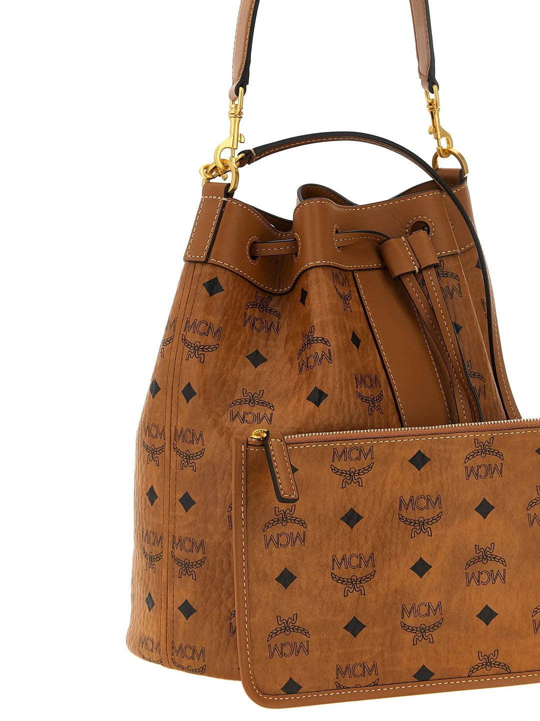 MCM Sample Sale | MCM Brown Polyethylene Shoulder Bag - | Designer outlet