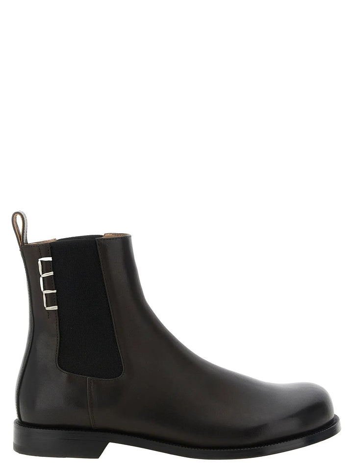 J.W.Anderson Sample Sale | J.W.Anderson Brown Calfskin Chelsea Boots - | Designer outlet