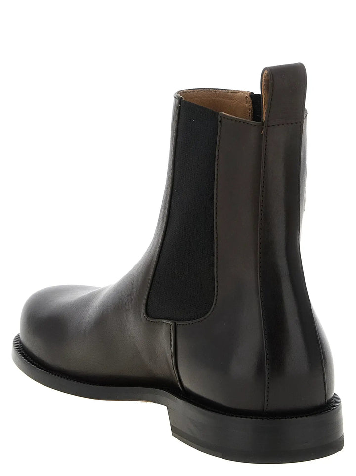 J.W.Anderson Sample Sale | J.W.Anderson Brown Calfskin Chelsea Boots - | Designer outlet