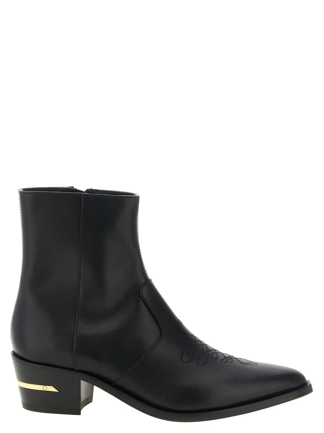 Amiri Sample Sale | Amiri Black Calfskin Ankle Boots - | Designer outlet