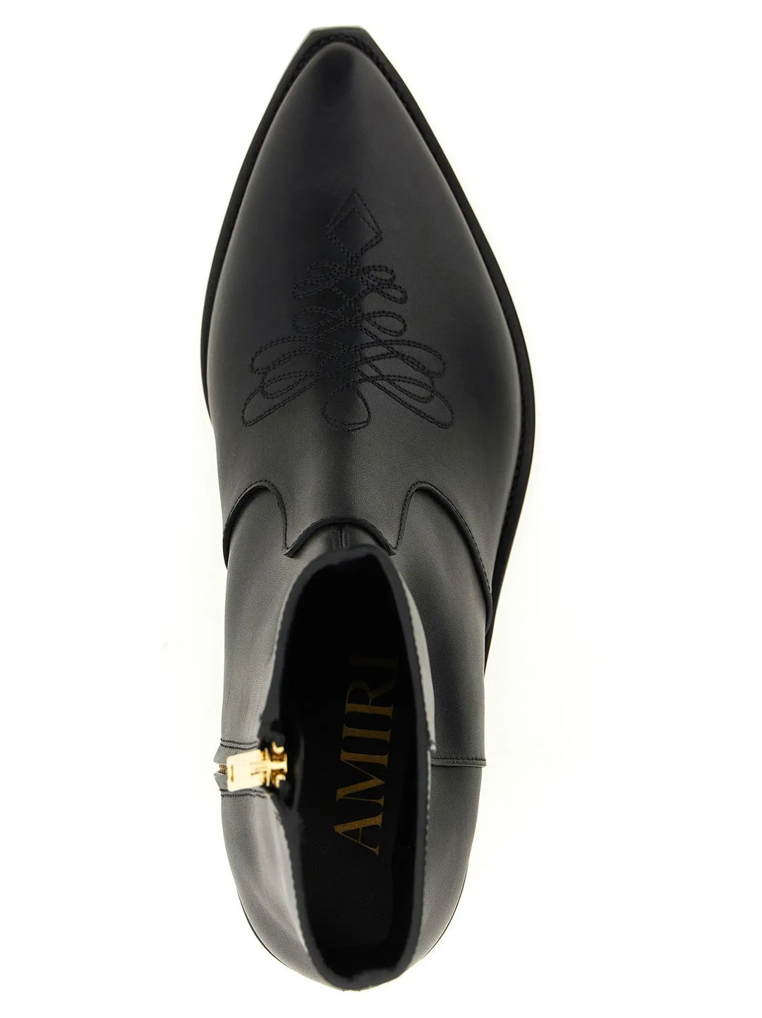 Amiri Sample Sale | Amiri Black Calfskin Ankle Boots - | Designer outlet