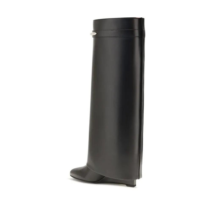 Givenchy Sample Sale | Givenchy Black Calf Leather Bos Taurus Boots - | Designer outlet