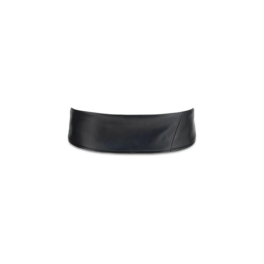 Jacquemus Sample Sale | Jacquemus Black Calf Leather Bos Taurus High-Waist Belt - | Designer outlet