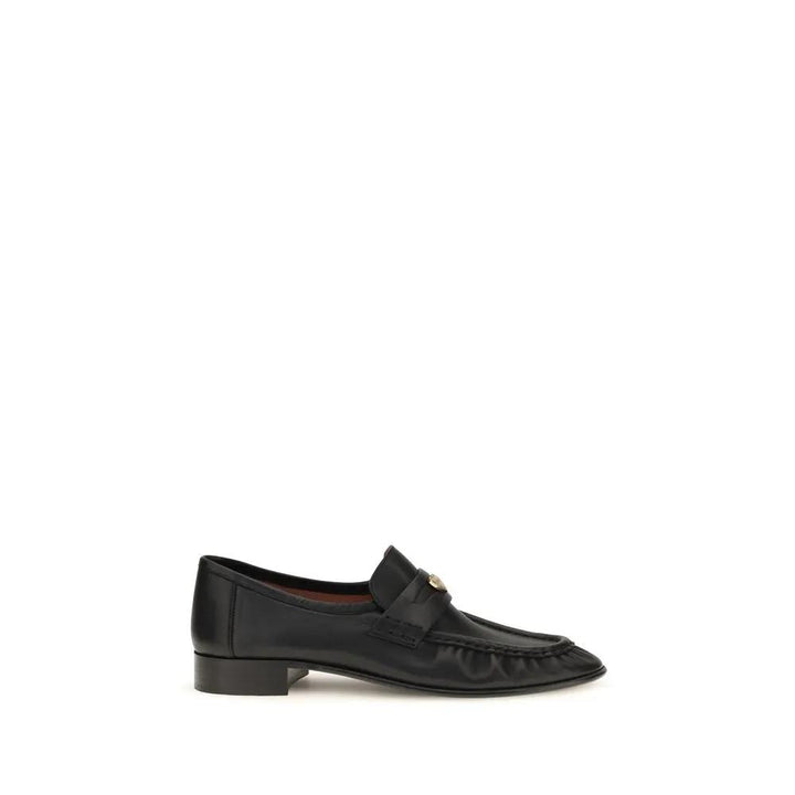 Chloé Sample Sale | Chloé Black Calf Leather Bos Taurus Slip-On Loafers - | Designer outlet