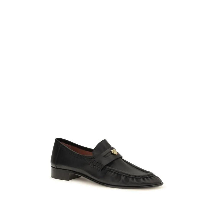 Chloé Sample Sale | Chloé Black Calf Leather Bos Taurus Slip-On Loafers - | Designer outlet