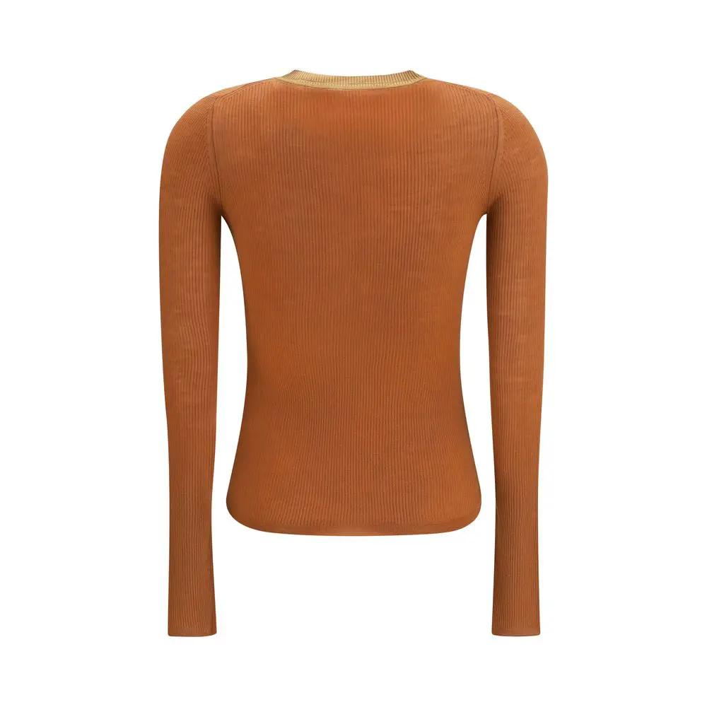 Chloé Sample Sale | Chloé Beige Wool Oves Aries Shirt - | Designer outlet