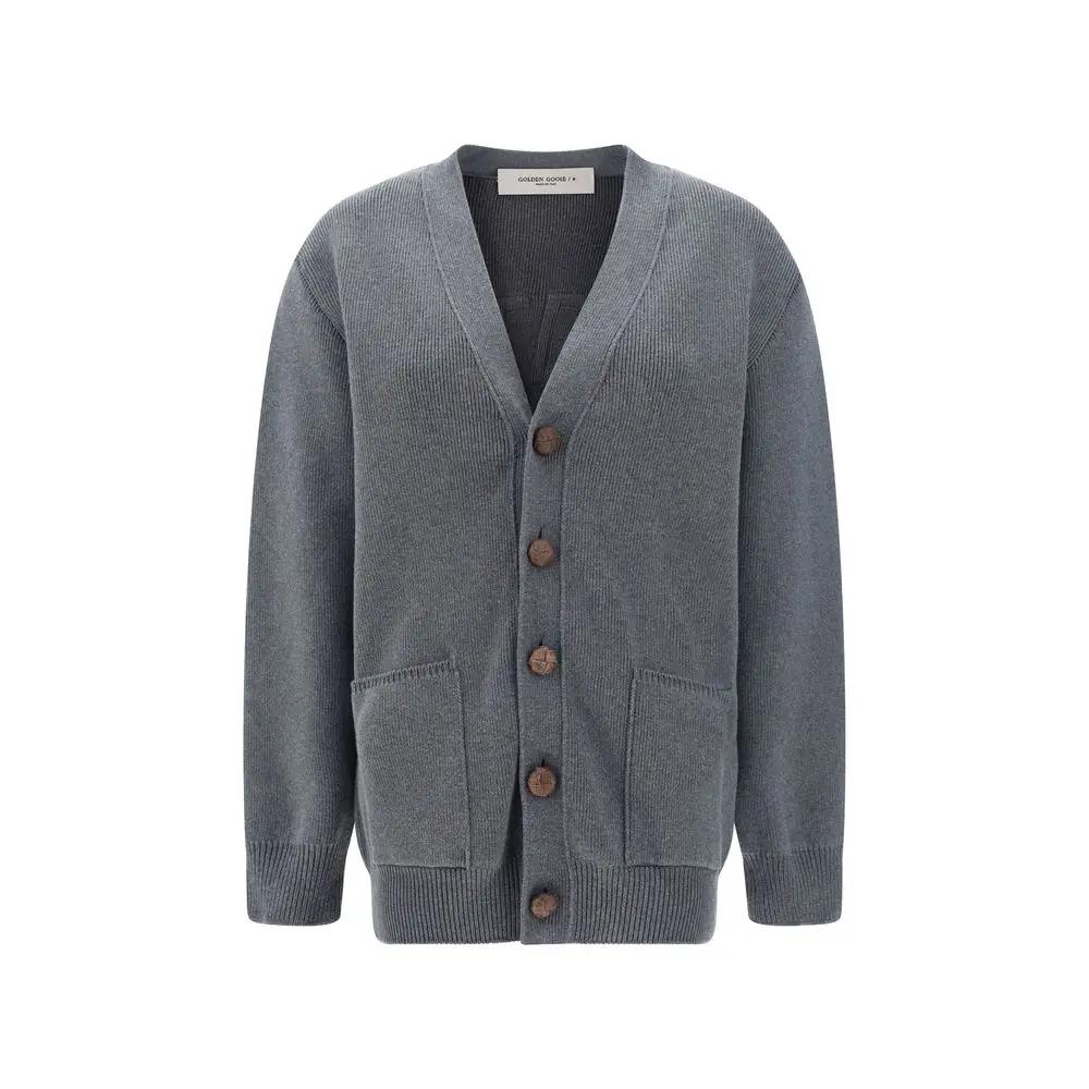 Golden Goose Sample Sale | Golden Goose Gray Cotton Cardigan - | Designer outlet