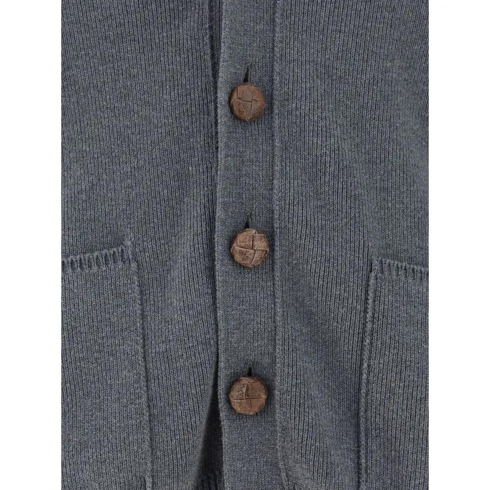 Golden Goose Sample Sale | Golden Goose Gray Cotton Cardigan - | Designer outlet
