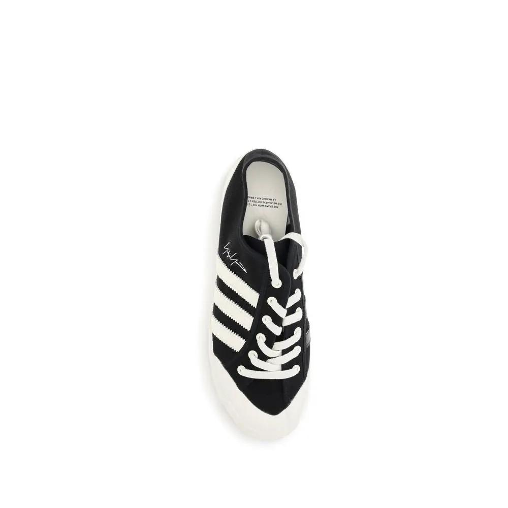 Y-3 Sample Sale | Y-3 Black Fabric Low Top Sneakers - | Designer outlet