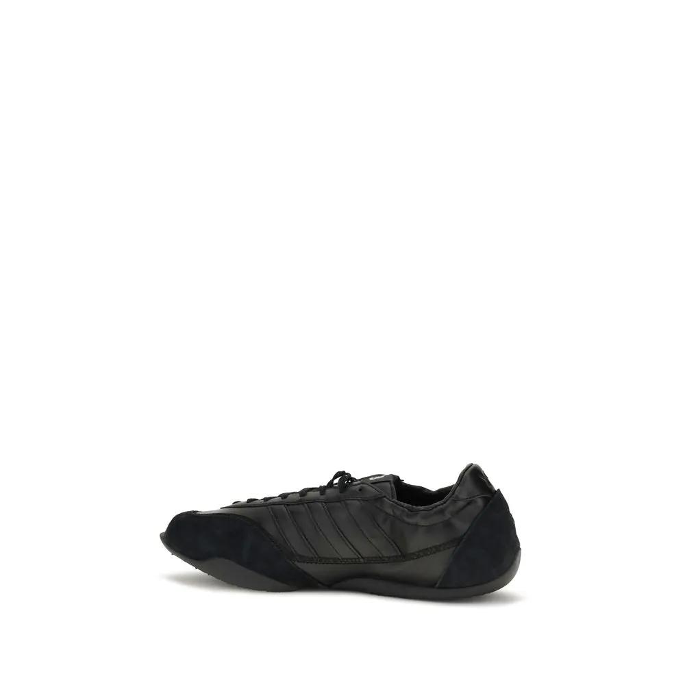 Y-3 Sample Sale | Y-3 Black Calf Leather Bos Taurus Athletic Sneakers - | Designer outlet