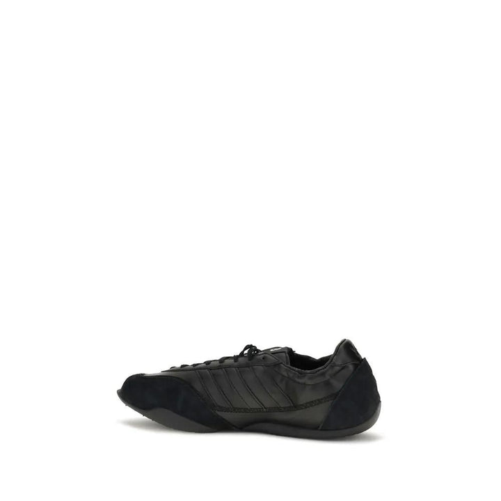 Y-3 Sample Sale | Y-3 Black Calf Leather Bos Taurus Athletic Sneakers - | Designer outlet