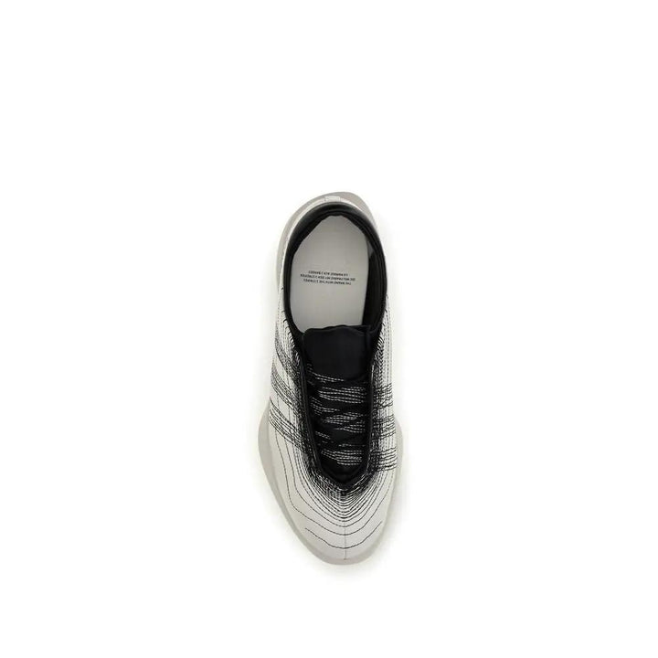 Y-3 Sample Sale | Y-3 Beige Calf Leather Bos Taurus Sneakers - | Designer outlet