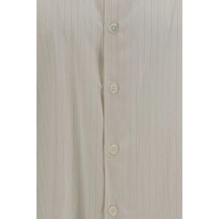 Our Legacy Sample Sale | Our Legacy Beige Lyocell Pattern Shirt - | Designer outlet