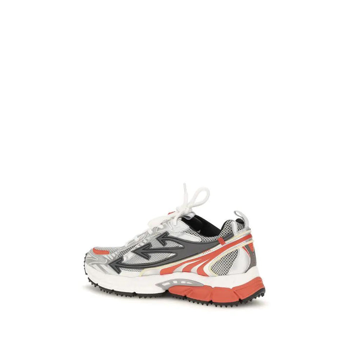 Off-White Sample Sale | Off-White Red Polyethylene Athletic Sneakers - | Designer outlet